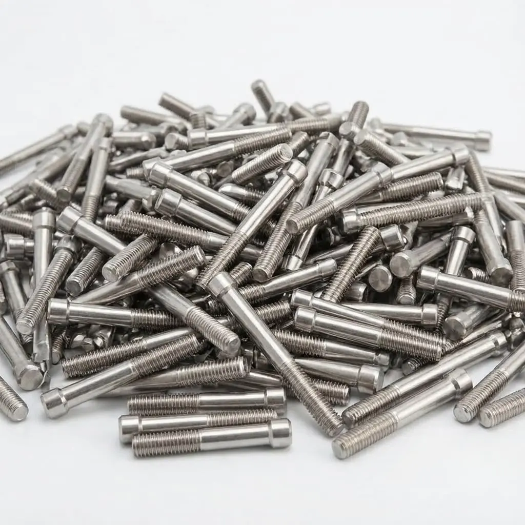 High volume CNC turned metal shafts for large-scale precision production
