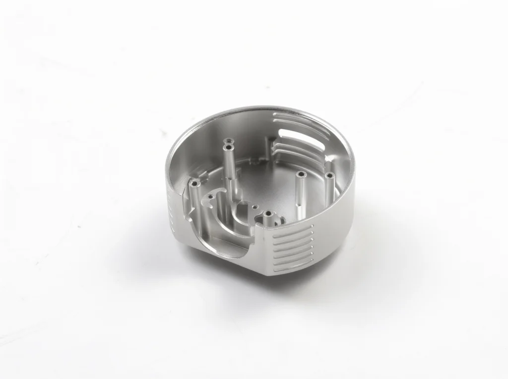 7050 vs 7075 Aluminum, cylindrical electronic housing machined from aerospace grade alloy, key comparison reference for 7050 vs 7075 Aluminum covering machinability, strength and anodizing performance for complex multi-post cavity parts